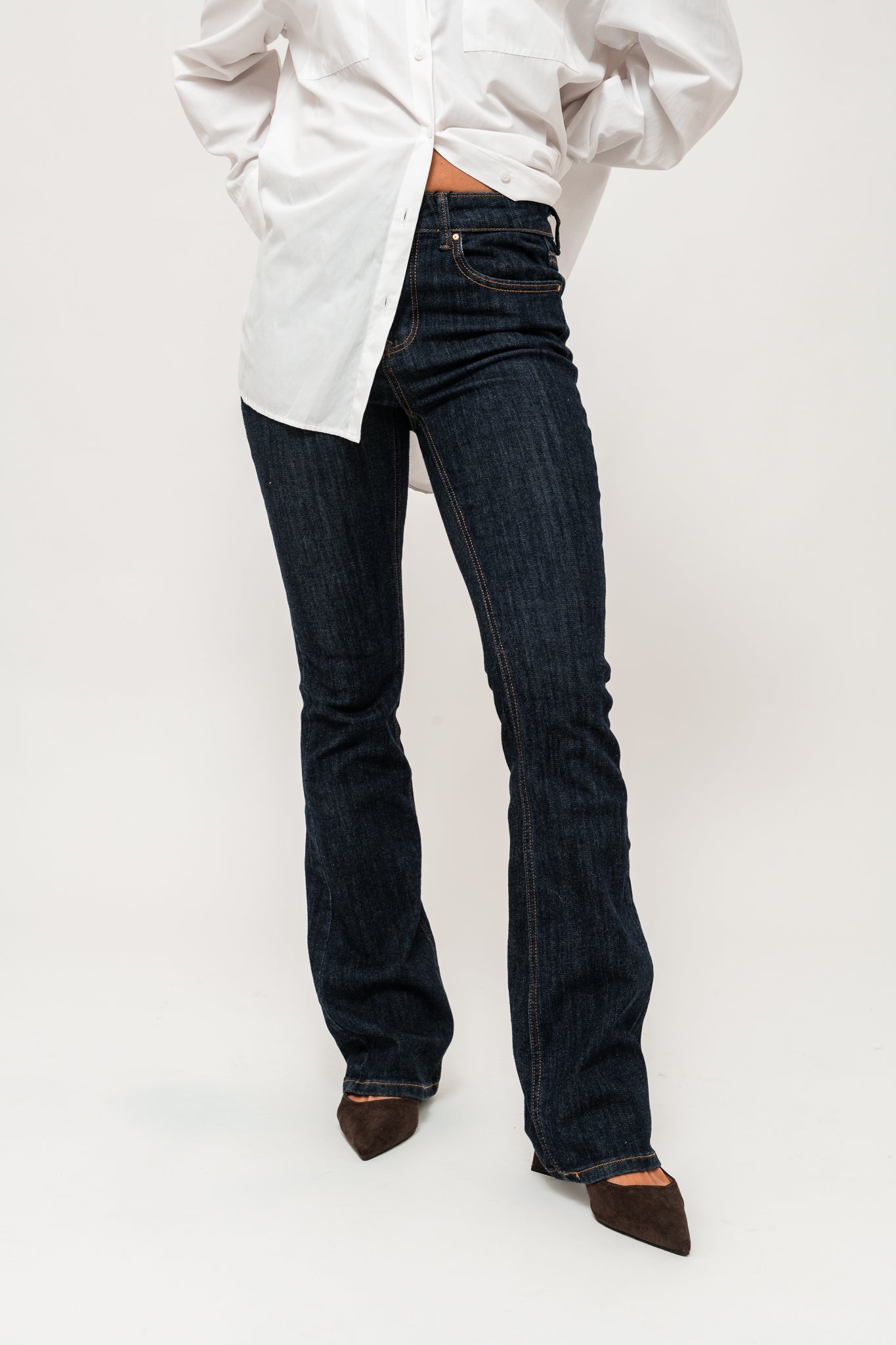VMFLASH Jeans - Dark Blue Rinse Denim